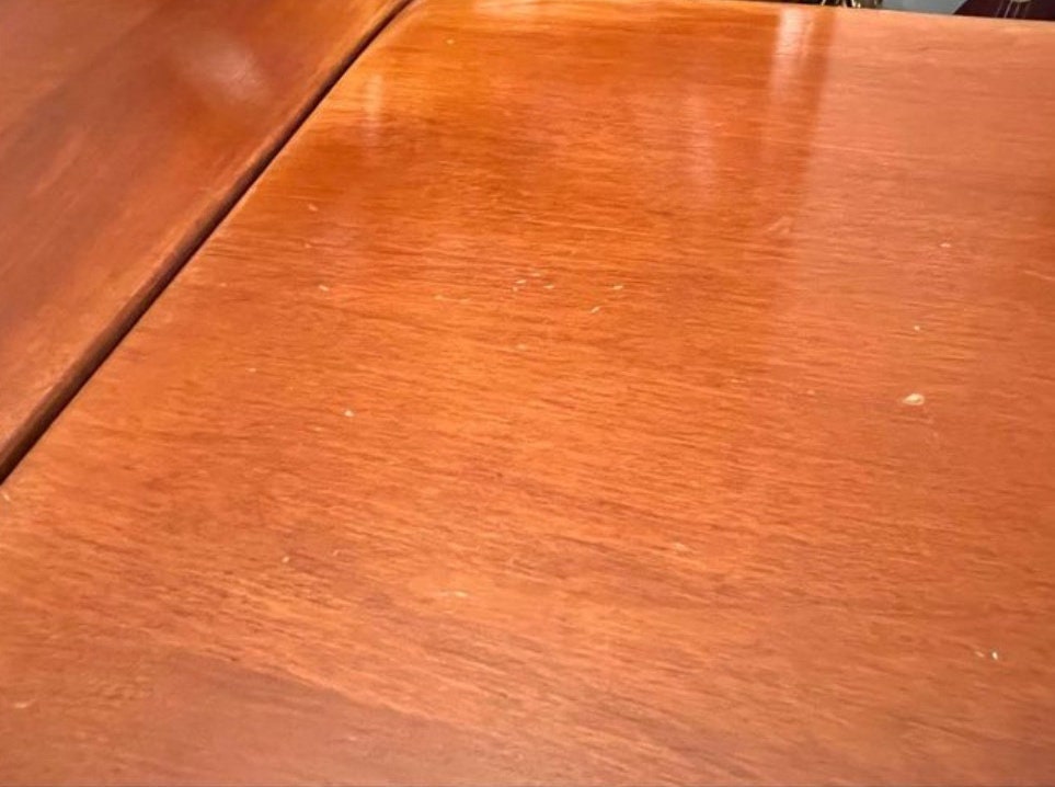 Cushman Brandywine Manor Table No. 7030: Mid Century Double Trestle