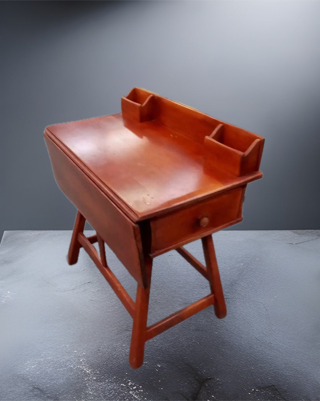 Cushman Colonial Rudder Desk No. 4-112: Vintage Vanity, Butterfly Table