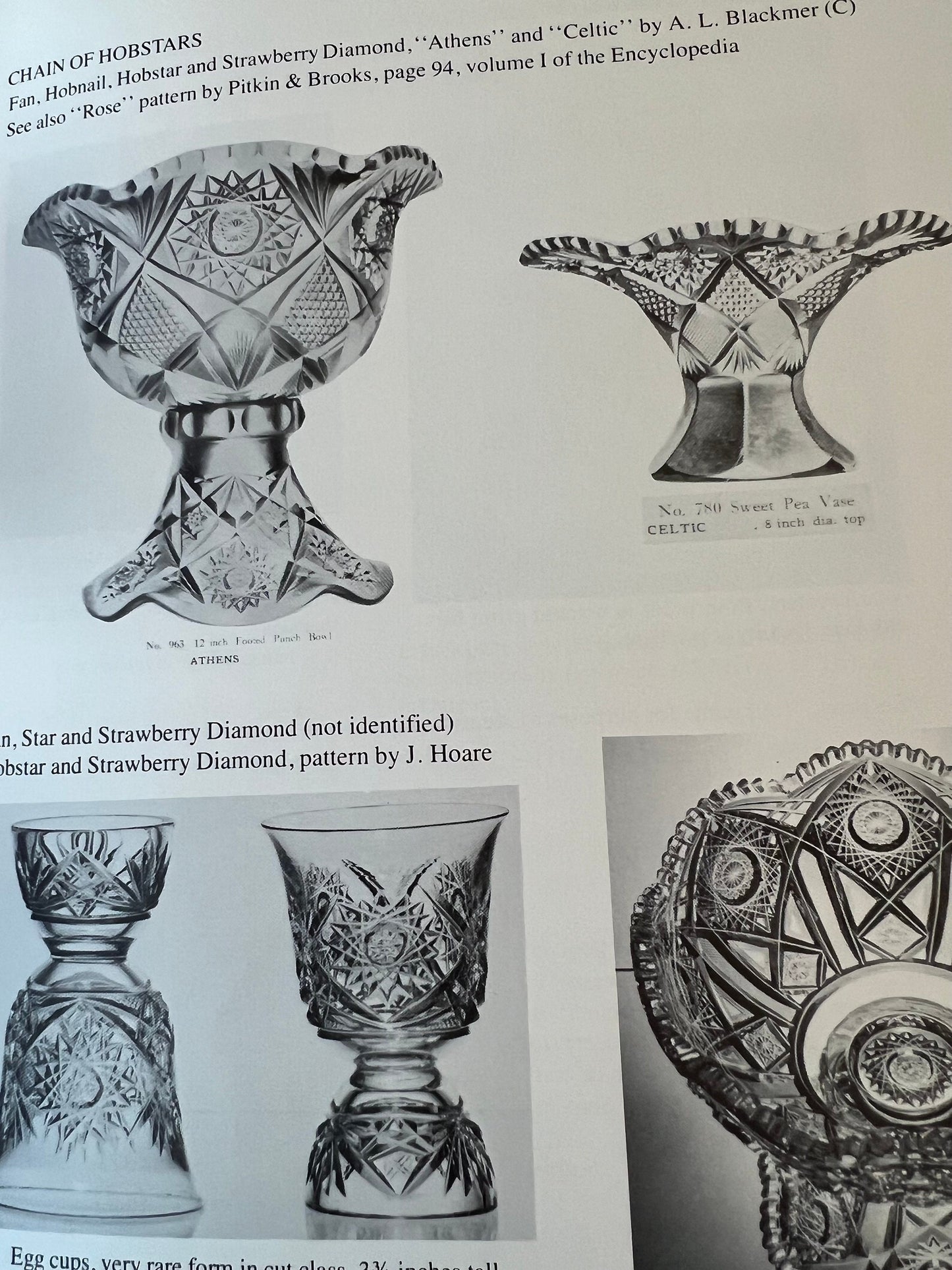 American Cut & Engraved Glass Encyclopedia: Geometric Motifs, 1880-1917, Signed First Edition