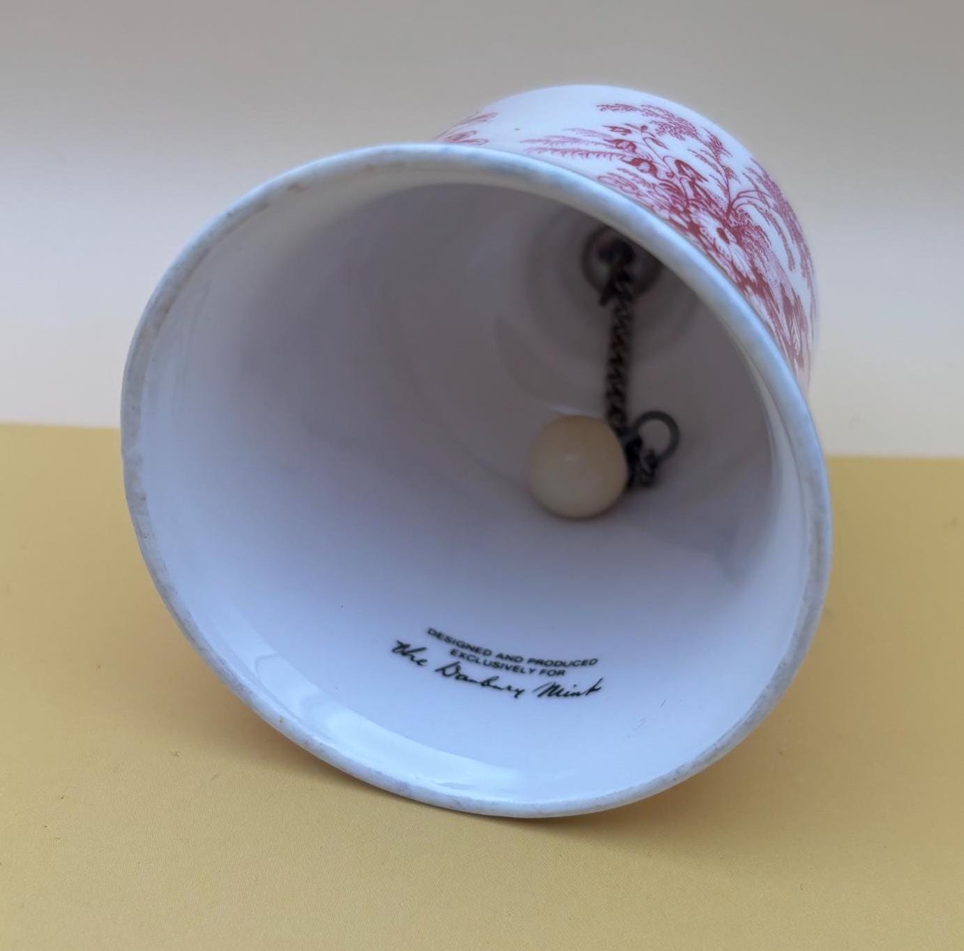 Vintage Spode Bell From England Fine Bone China Floral Design Lover Antiques and Vintage