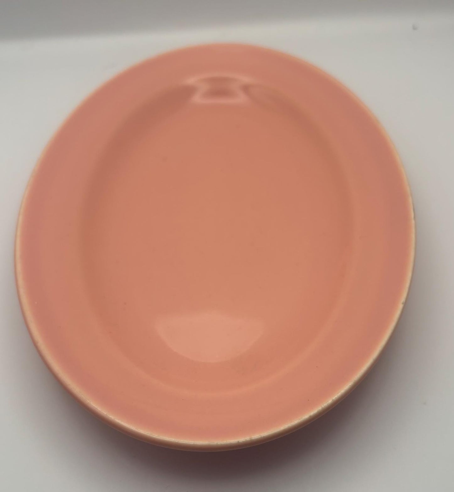 Knowles Oval Platter, Peach Plate, Lover Antiques Vintage