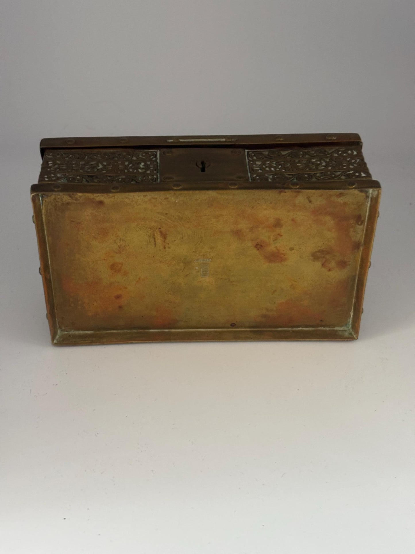 Antique Art Nouveau Bronze Jewelry Box - Erhard & Sohne