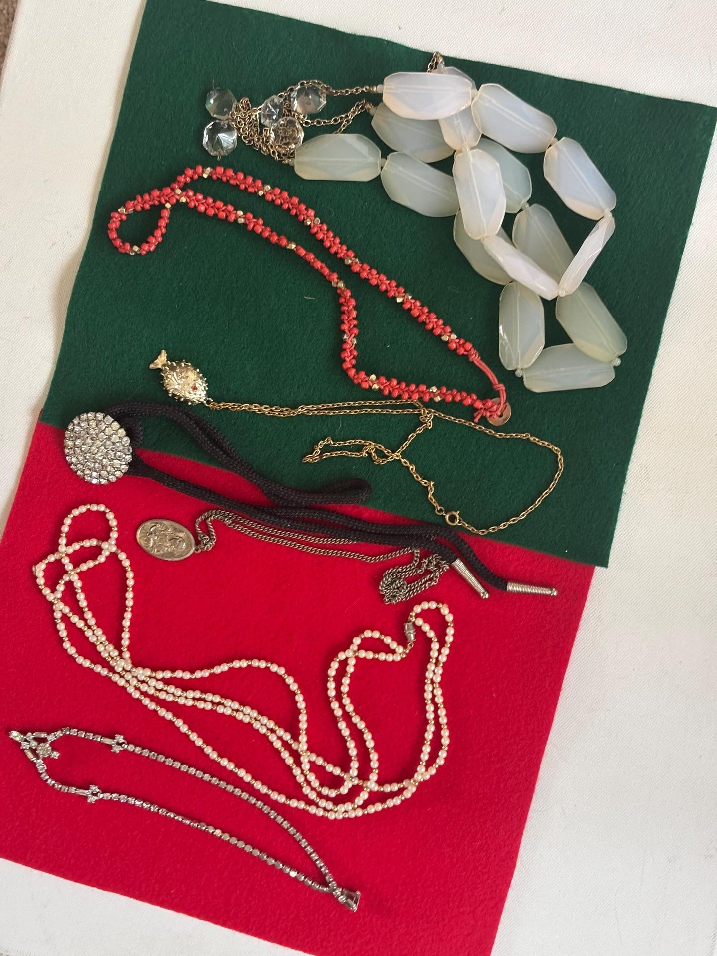 Vintage Necklaces Collection Variety Jewelry Lot Lover Antiques and Vintage