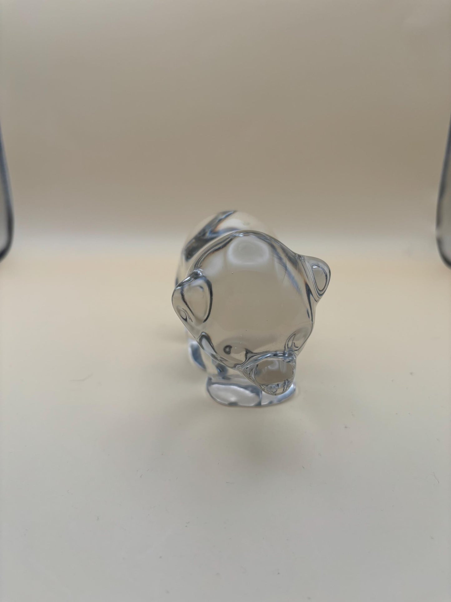 Vintage Glass Bear Cub Glass Animal Glass Art Paperweight Lover Antiques and Vintage