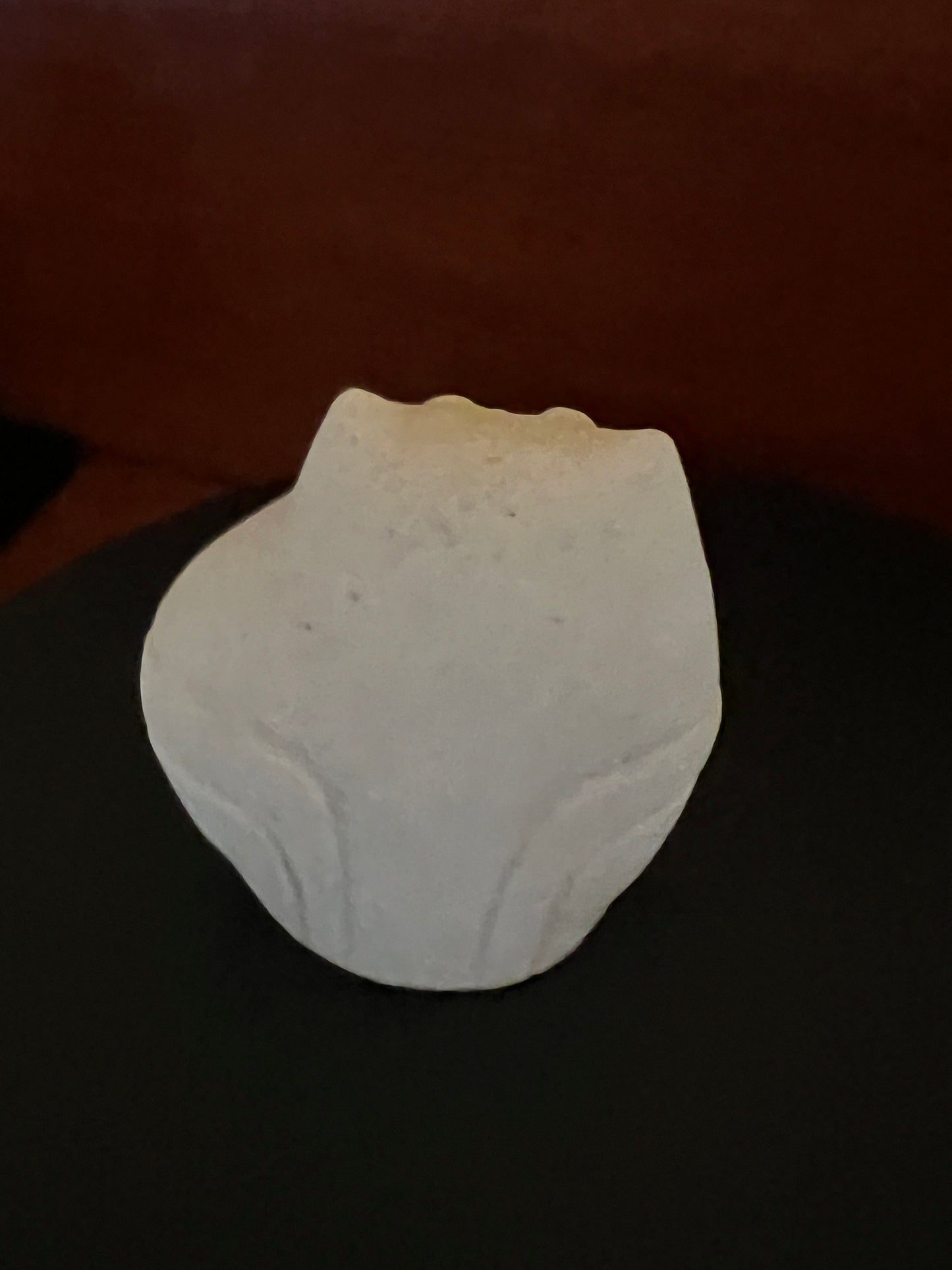 Vintage Sandstone Owl Statue: Marbell, Made in Belgium