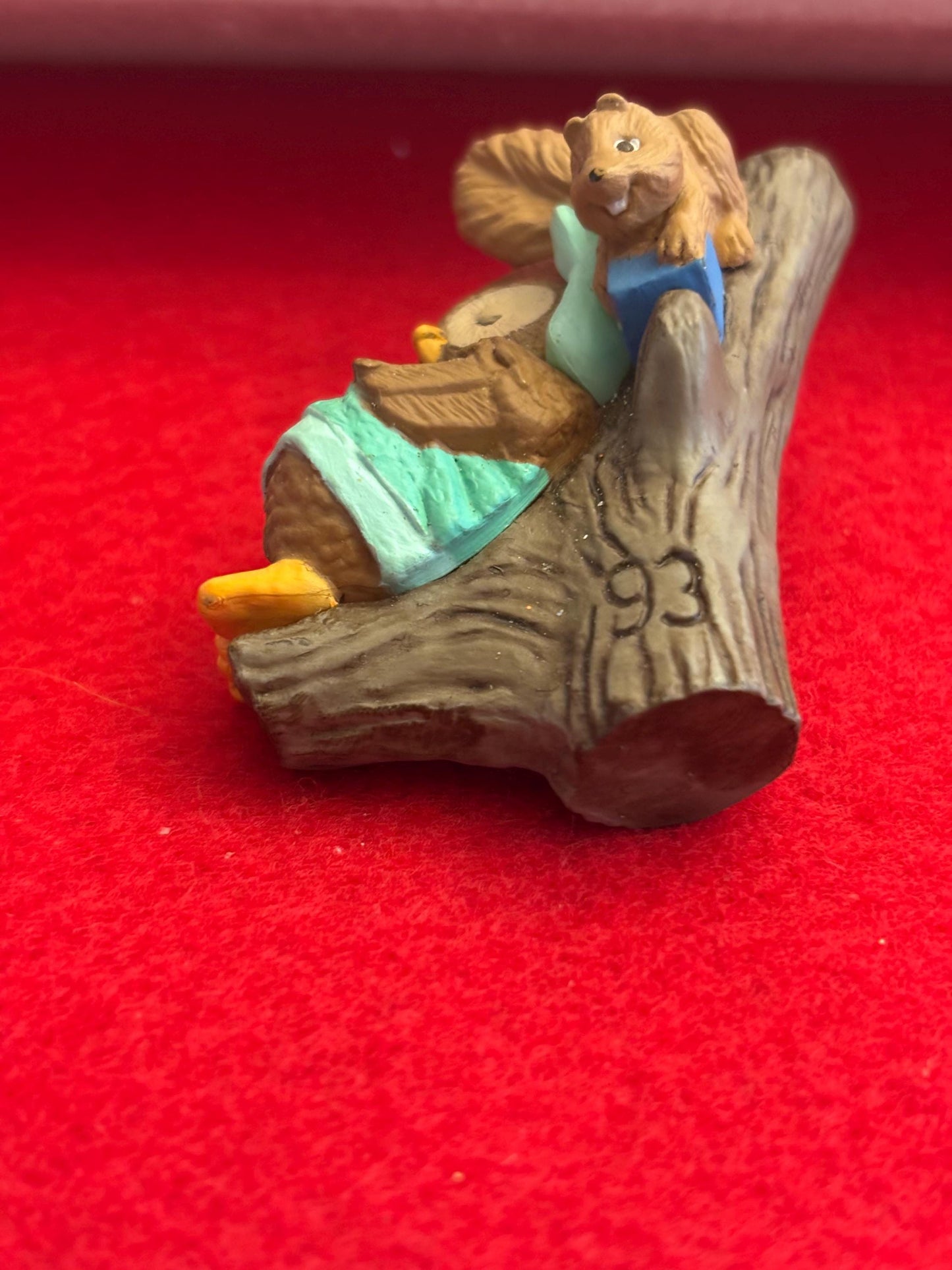 1993 Hallmark Christmas Tree Owliver with Squirrel Ornament, Holiday Decor, Gift for Her