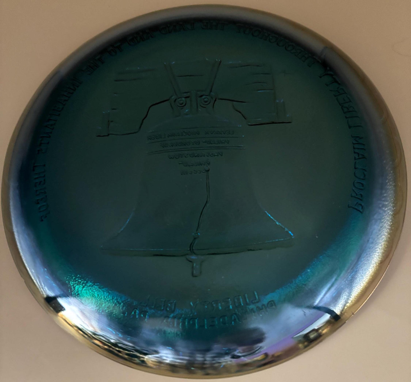 Vintage Fenton Carnival Glass Plate American Bicentennial Iridescent Collectible Platter Lover Antiques and Vintage