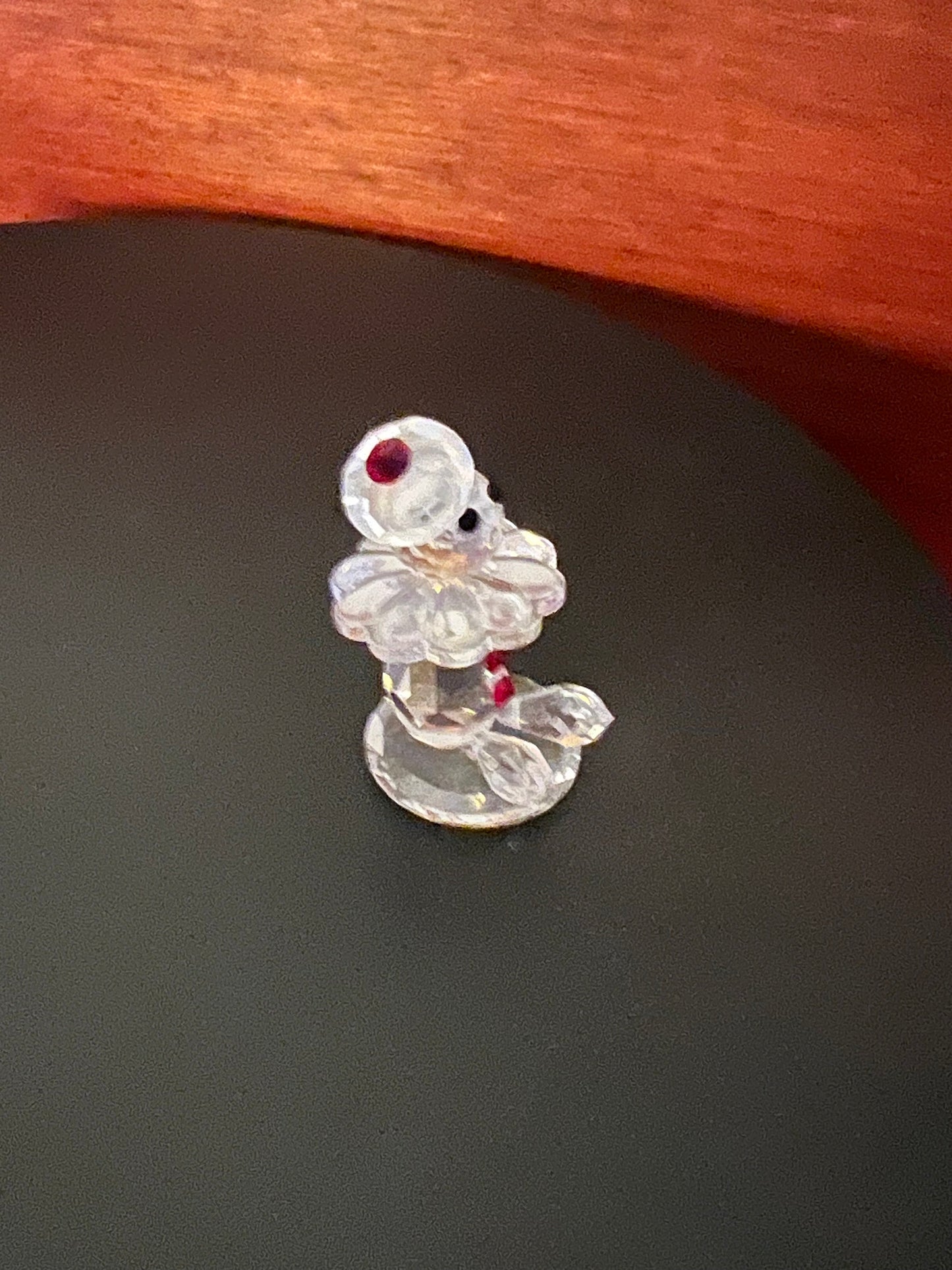Vintage Clown Crystal Figurine, Cute Glass Clown Figure, Clown Collectibles, Lover Antiques and Vintage