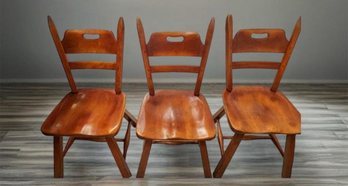 Cushman Colonial Creations Crown Back Chair No. 4-125 Side Chair Lover Antiques and Vintage