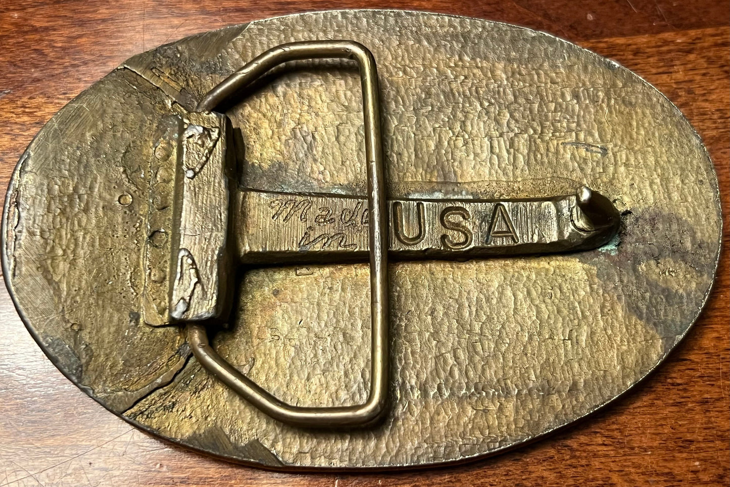 Vintage Victor “His Master’s Voice” Solid Brass Belt Buckle, RCA Collectible Belt Buckle, Lover Antiques and Vintage