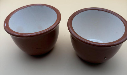Vintage Guernsey Cooking Ware Brown Glazed Pottery Germany Lover Antiques Vintage