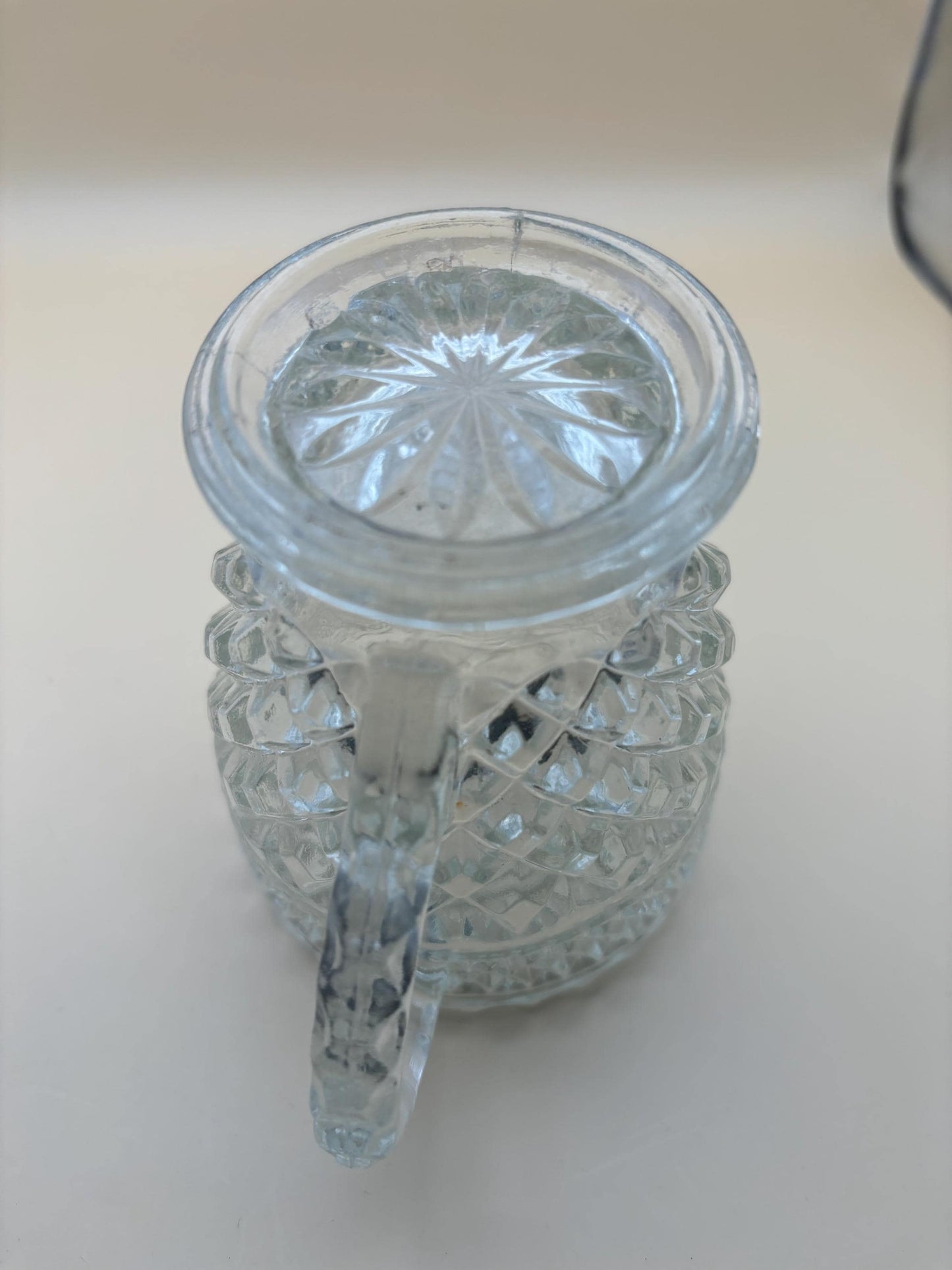 Vintage Wexford Glass Pitcher Cut Crystal Glass Art Lover Antiques and Vintage
