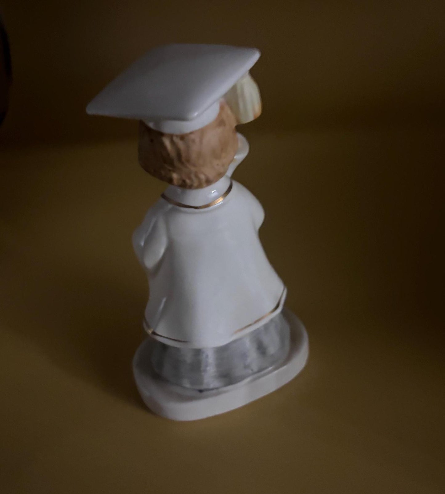 Vintage Lefton Graduate From School Girl with Diploma Figurine Hand Painted Porcelain Figurine Japanese Lover Antiques and Vintage
