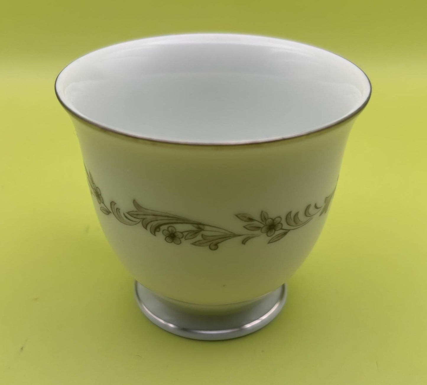 Noritake Gray & White Tea Cup and Saucer Set Made in Japan Lover Antiques and Vintage
