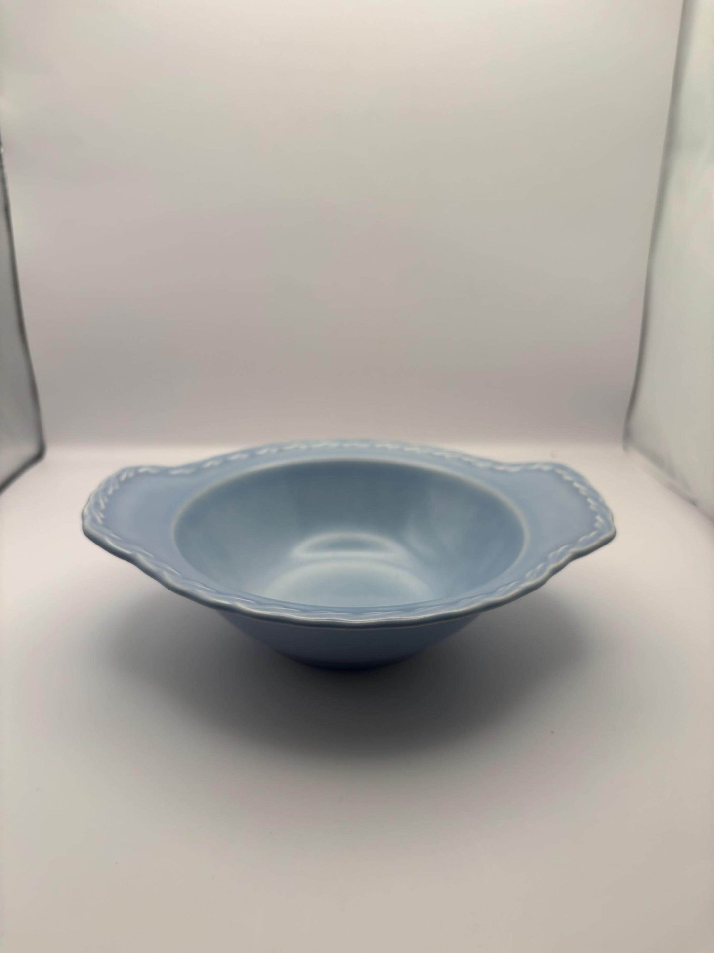 Vernon Kilns Native California Blue Bowl, Melinda Dinnerware Line, Lover Antiques and Vintage