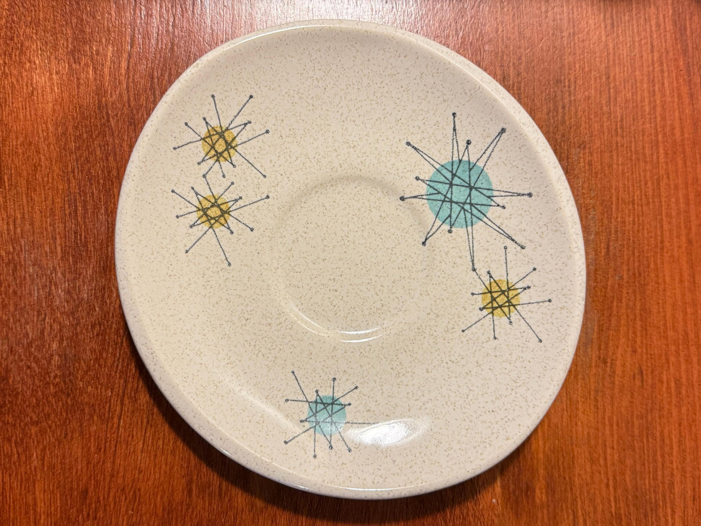 Vintage Franciscan California Starburst Saucer Plate Lover Antiques and Vintage