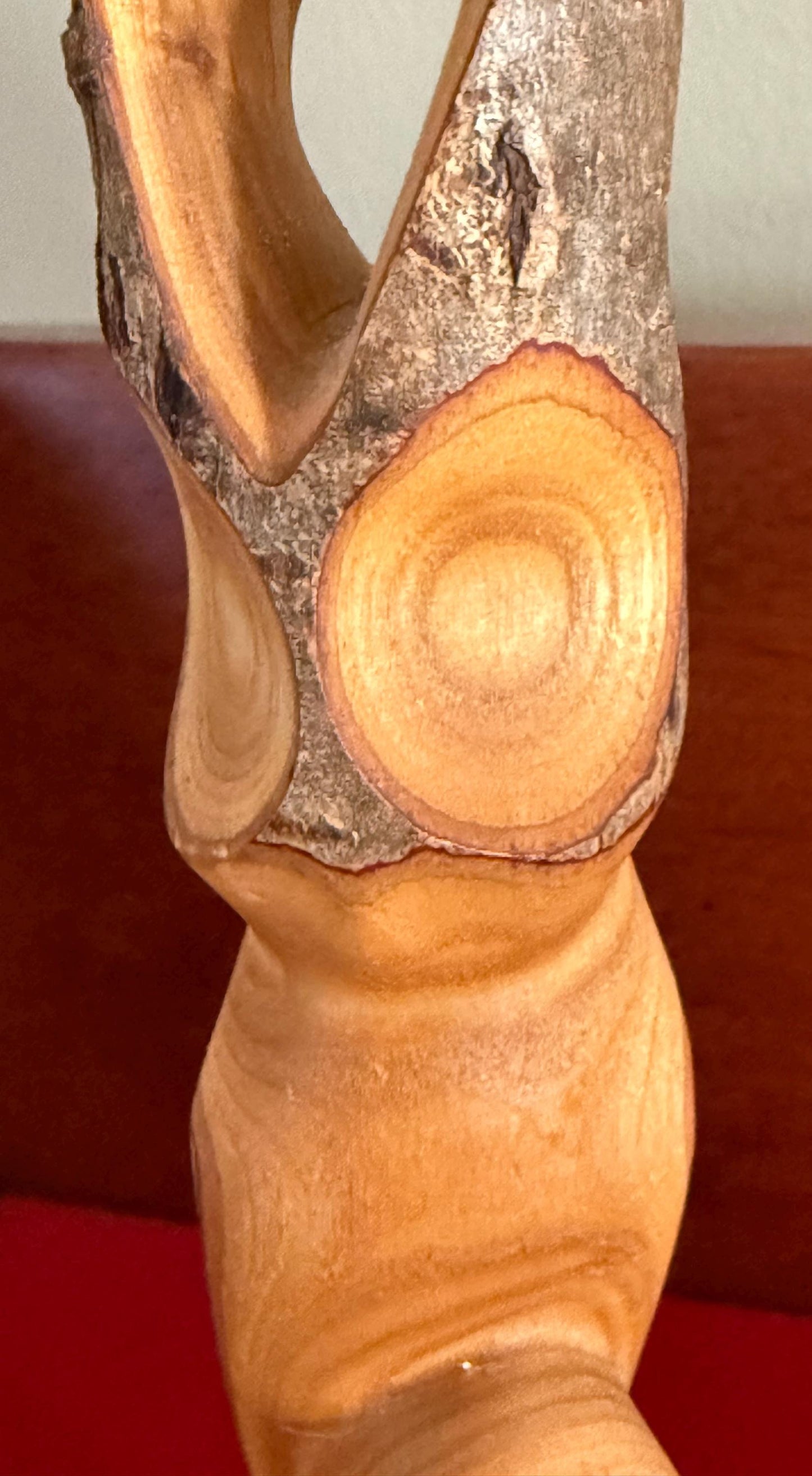 Vintage Carved Owl Figure Signed Nadjiwon - Cape Croker Art