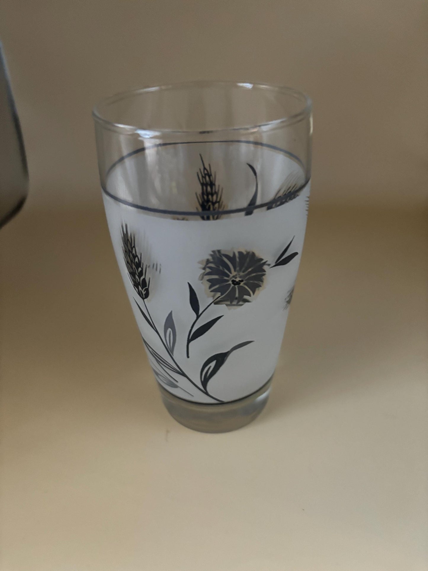 Vintage Silver City Crystal Glass: Mid-Century Wheat Design