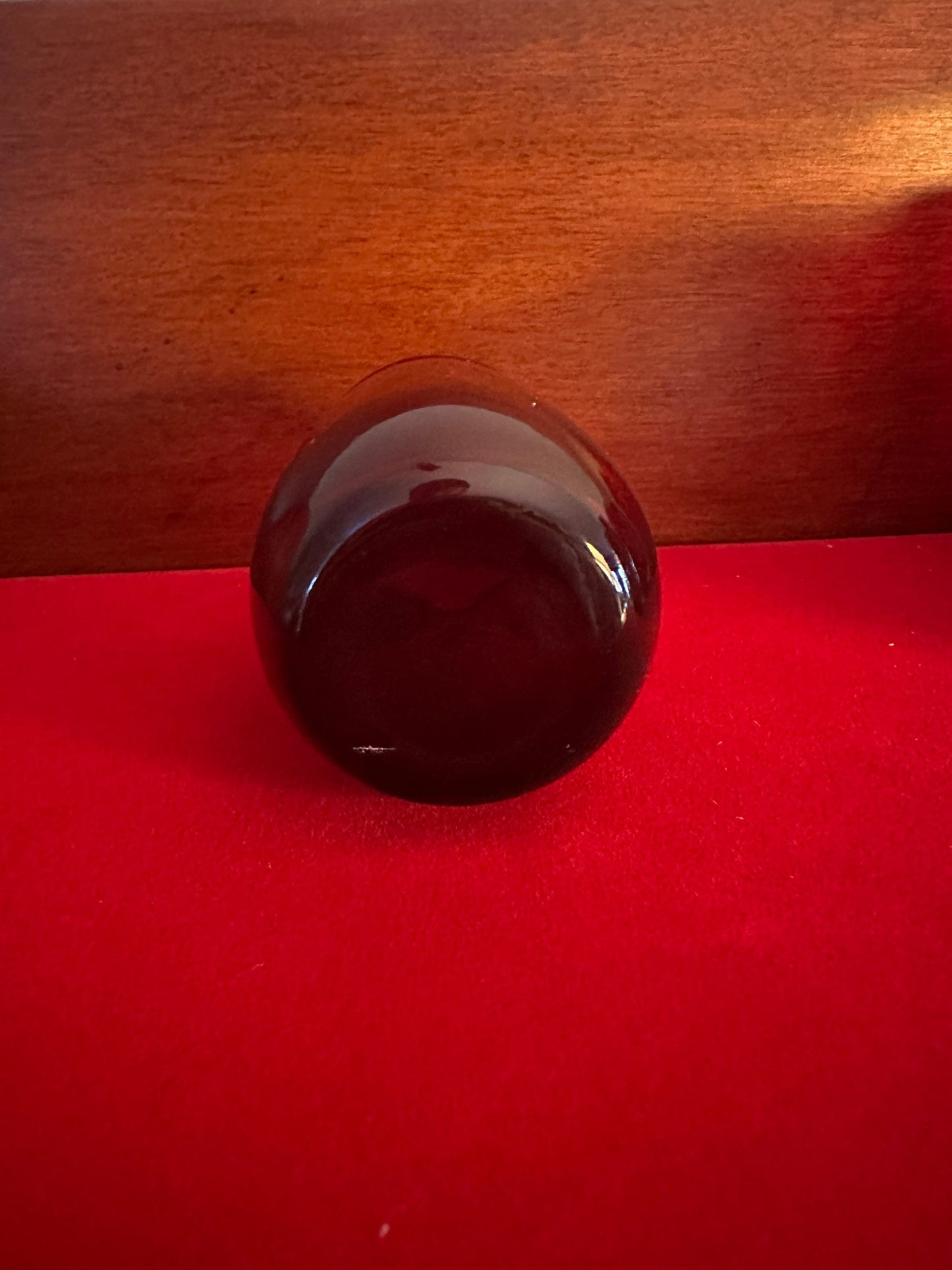 Vintage Ruby Red Glass Cup, Cute Red Glass Art, Lover Antiques and Vintage