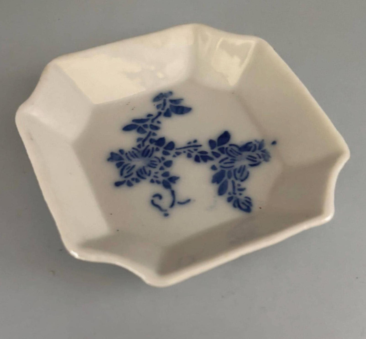 Antique Royal Copenhagen Blue Flower Porcelain Butter Dish Serving Bowl Lover Antiques and Vintage
