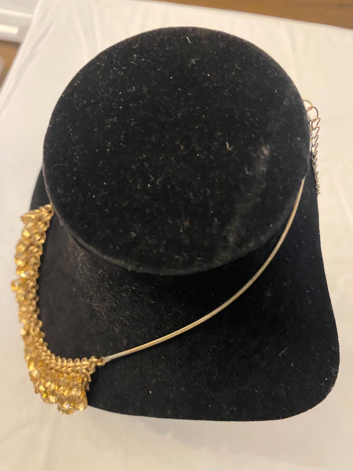 Vintage Gold Fringe Collar Necklace: Cha Cha Jewelry