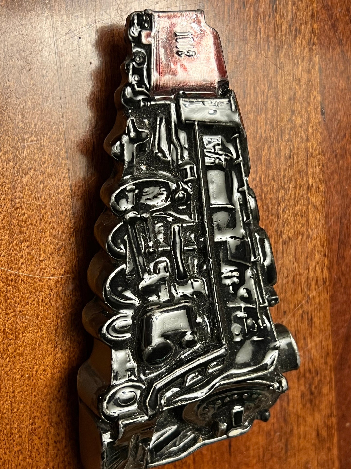 Vintage Locomotive Train Belt Buckle by Bergamot Brass Works, K-39, Train Engine Belt Buckle, Lover Antiques and Vintage