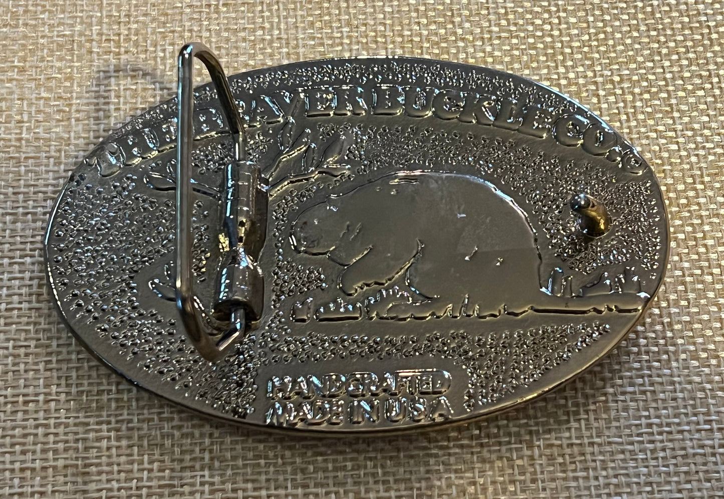 Vintage Fish Belt Buckle - Beaver Buckle Co. - Made in USA