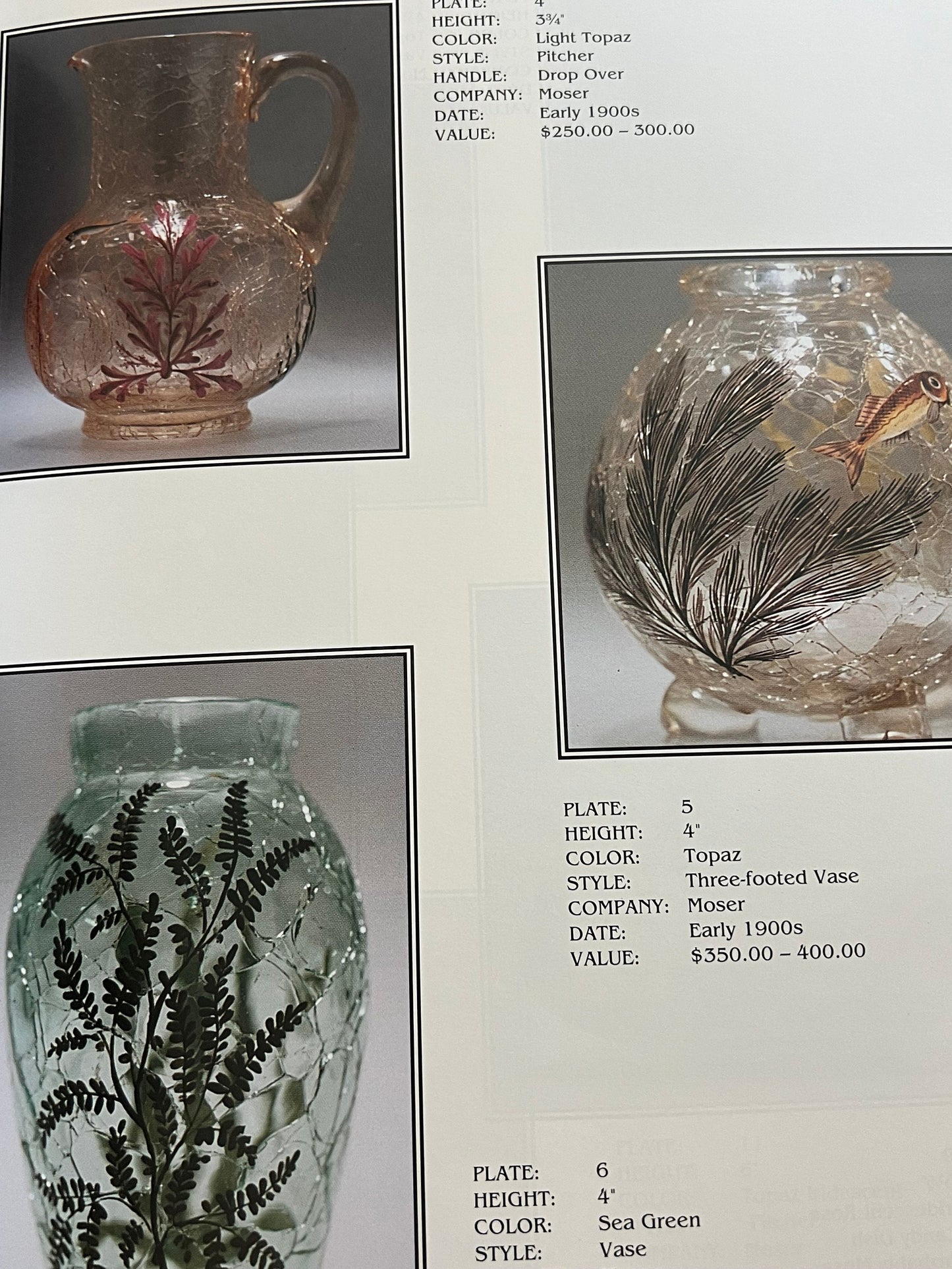 Crackle Glass Identification & Value Guide Book II - Weitman