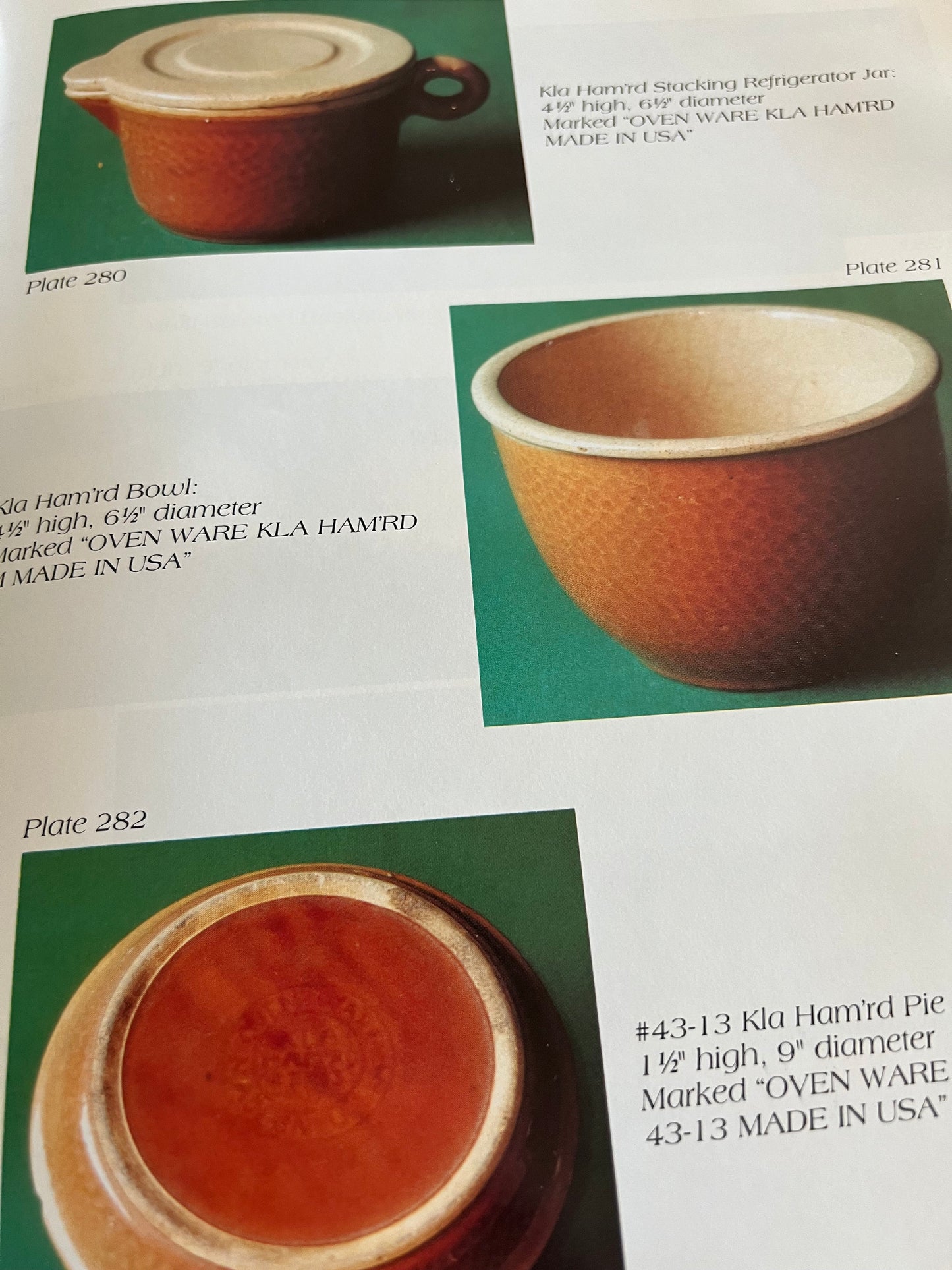 Watt Pottery Book, Identification and Value Guide, Banded Watt Ware, by Sue and Dave Morris, Hardcover Book, Lover Antiques