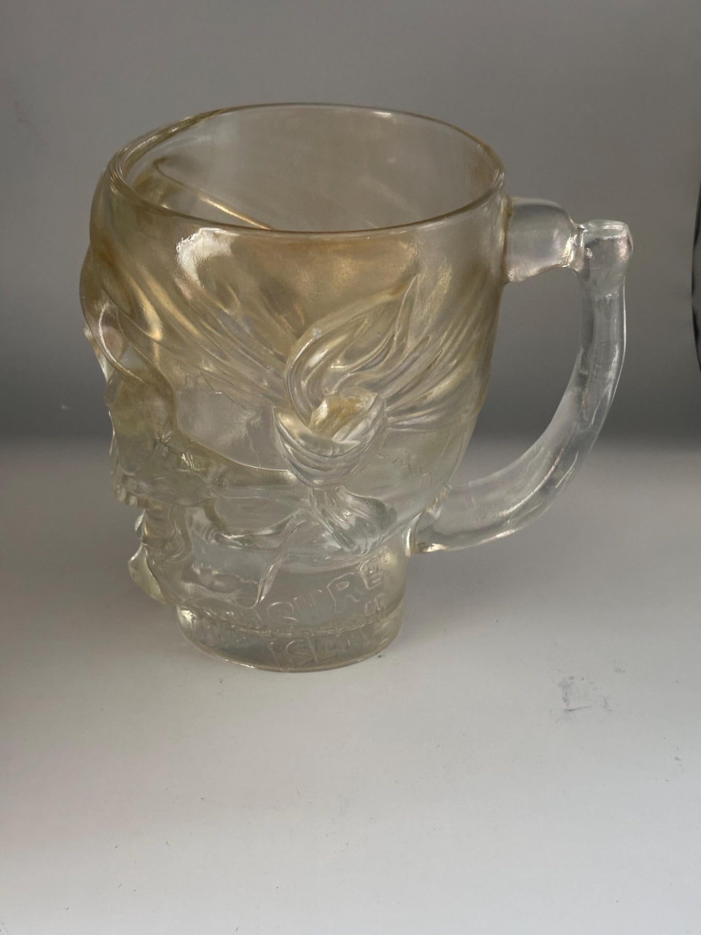 Luminarc USA Glass Pirate Skull Mug, Treasure Island Casino in Las Vegas