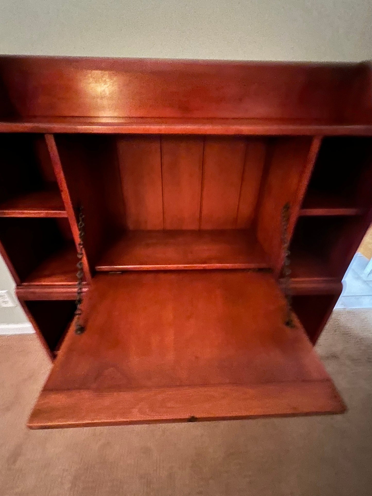 Cushman Colonial Creations Ezekiel Crane Bookcase Desk #5-119, Cushman Book Case, Cushman Desk, Lover Antiques and Vintage
