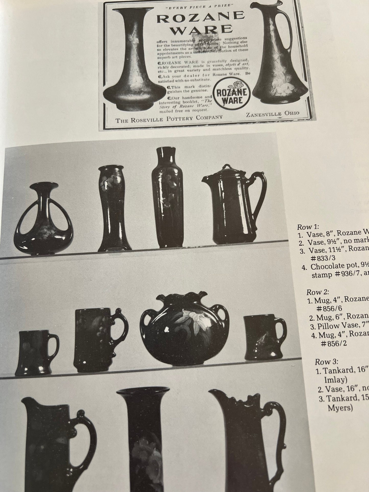 Roseville Pottery Encyclopedia: Collector's Guide Book, Second Series