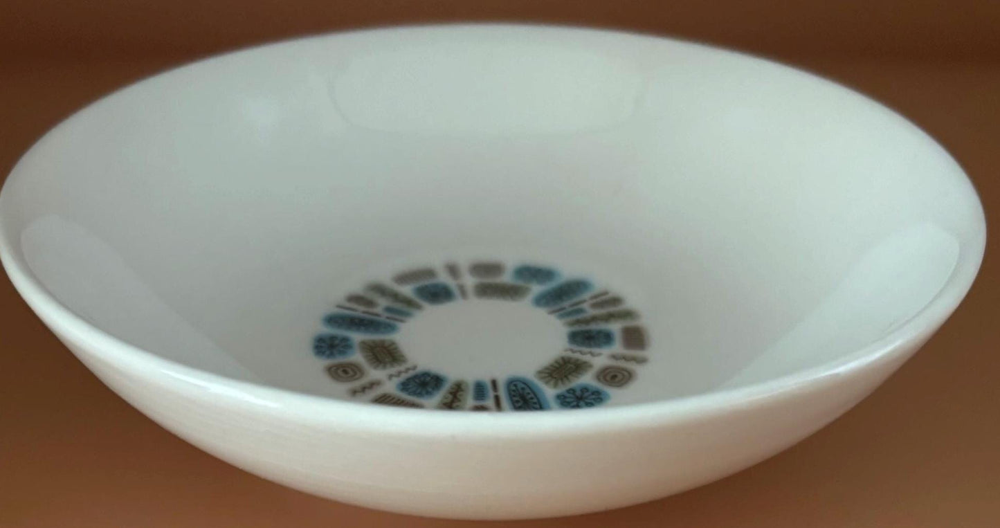 Vintage Canonsburg Pottery Dessert or Salad Bowl Temporama Design Lover Antiques and Vintage