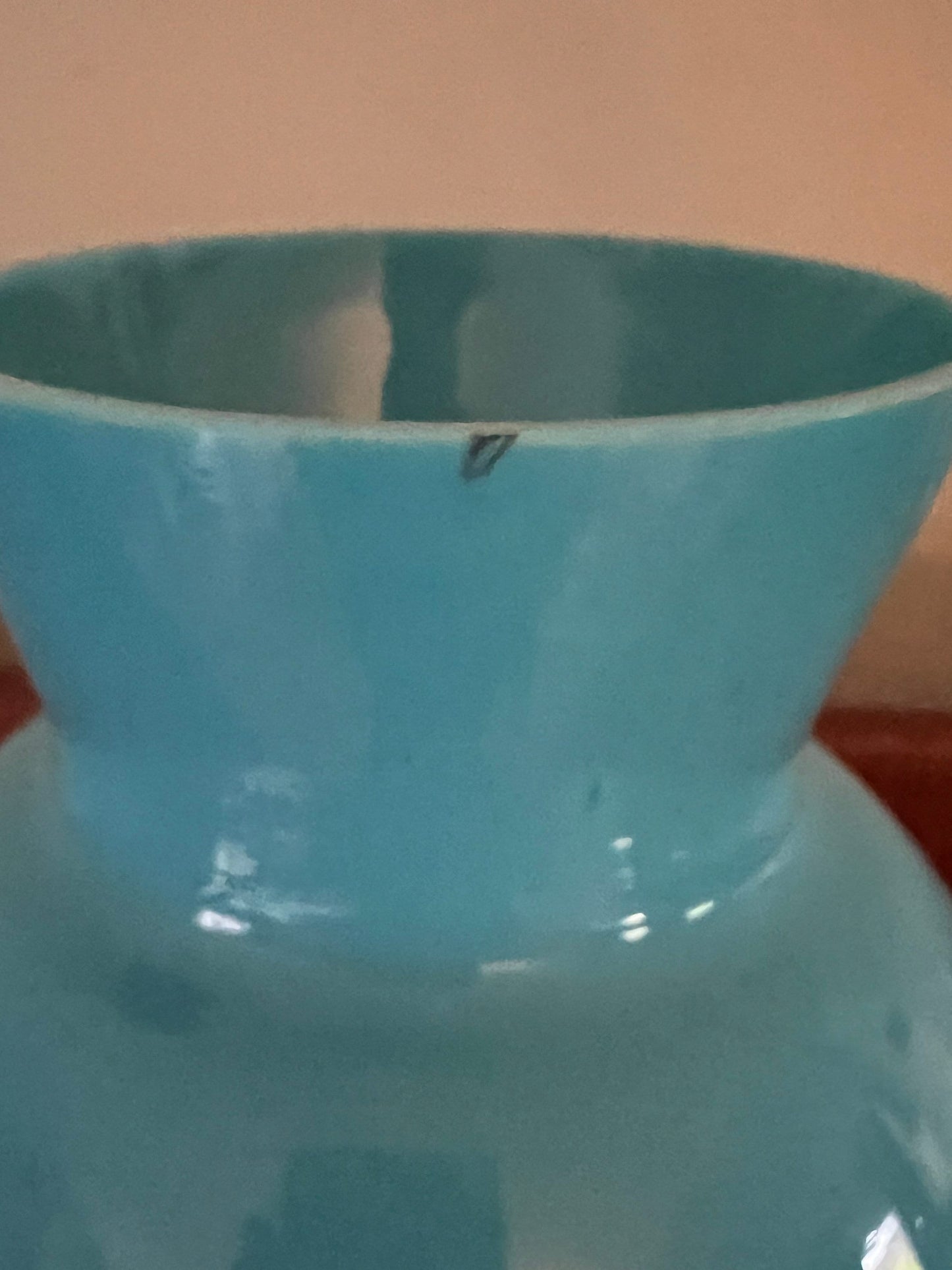 Vintage Owl Vase, Hand Painted Owl Vase, Turquoise Hand Painted Owl Vase, Lover Antiques and Vintage