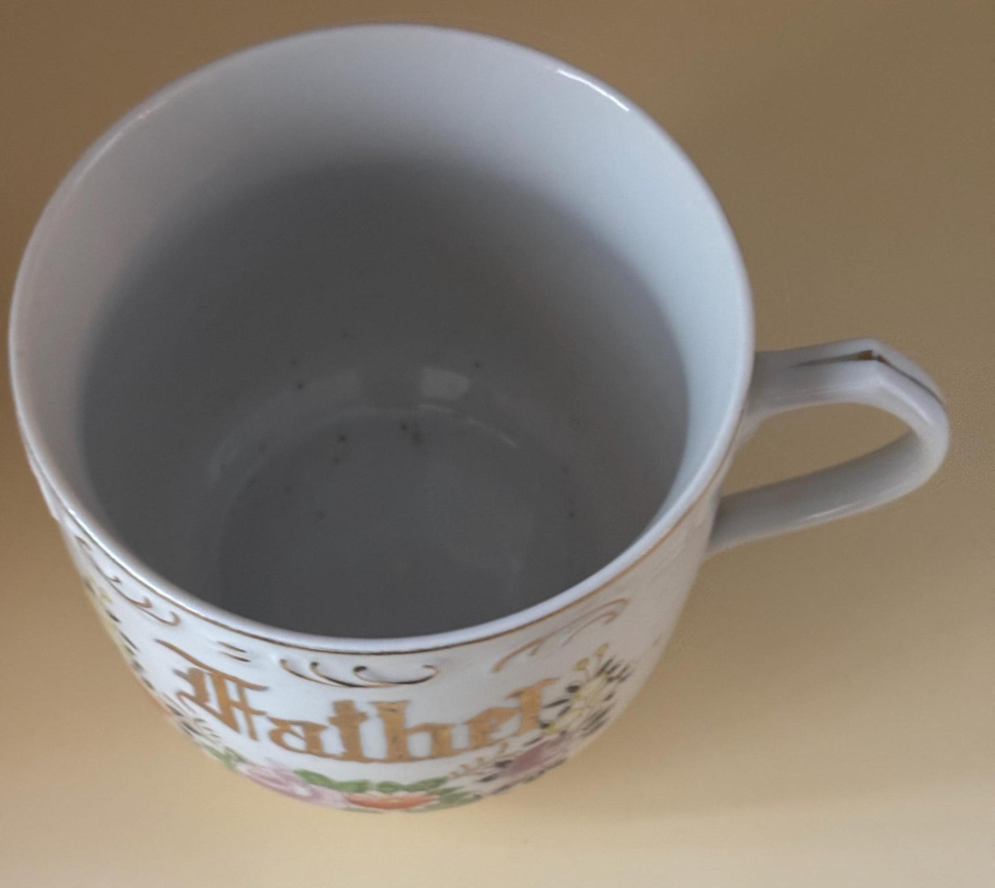 Victorian Fathers Ceramic Cup, Dads Cup, Lover Antiques and Vintage