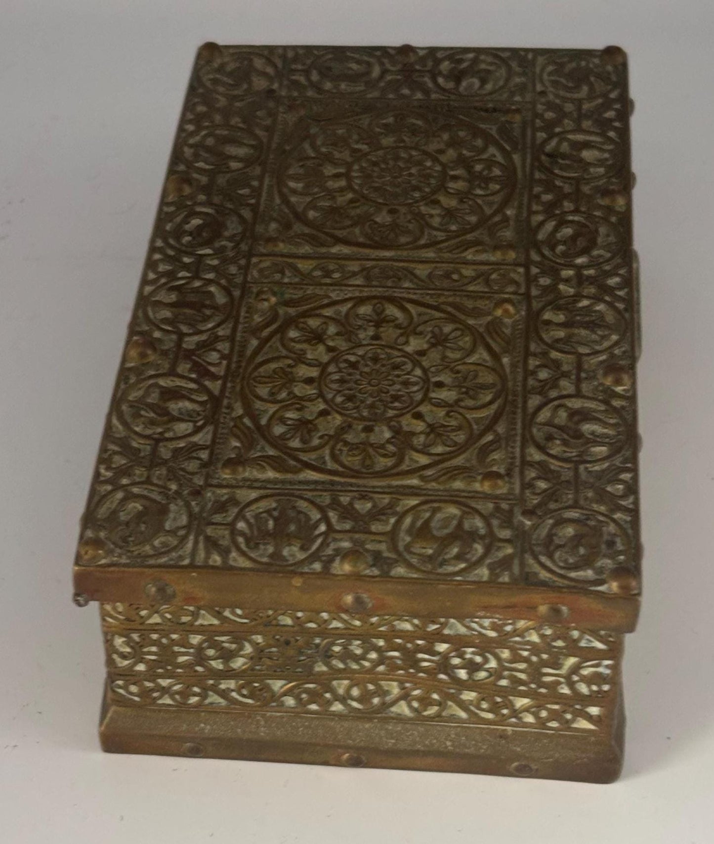 Antique Art Nouveau Bronze Jewelry Box - Erhard & Sohne