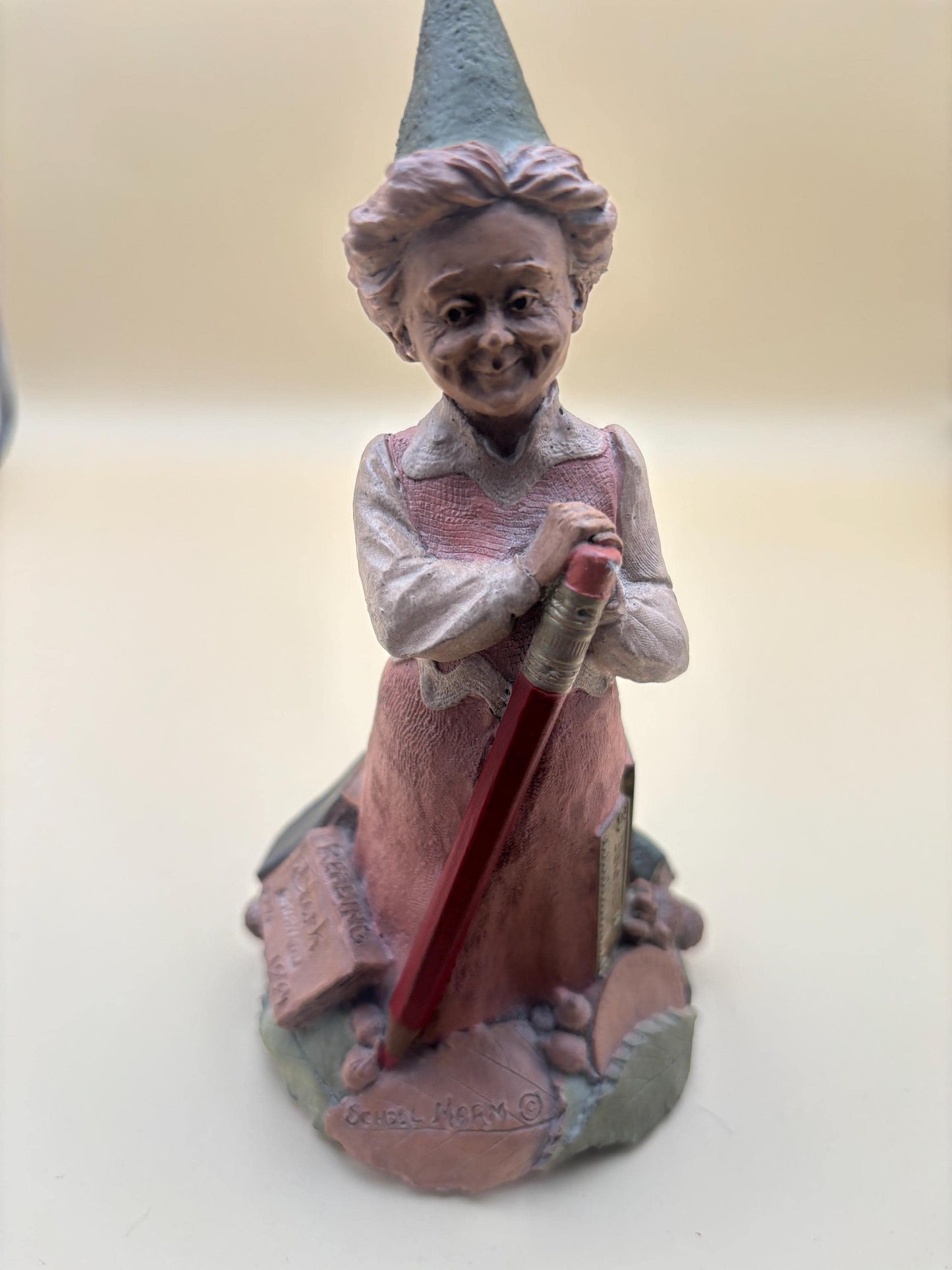 Vintage Gnome School Marm by Tom Clark Cairn Artists Mom Too Edition #85 Retired Lover Antiques and Vintage