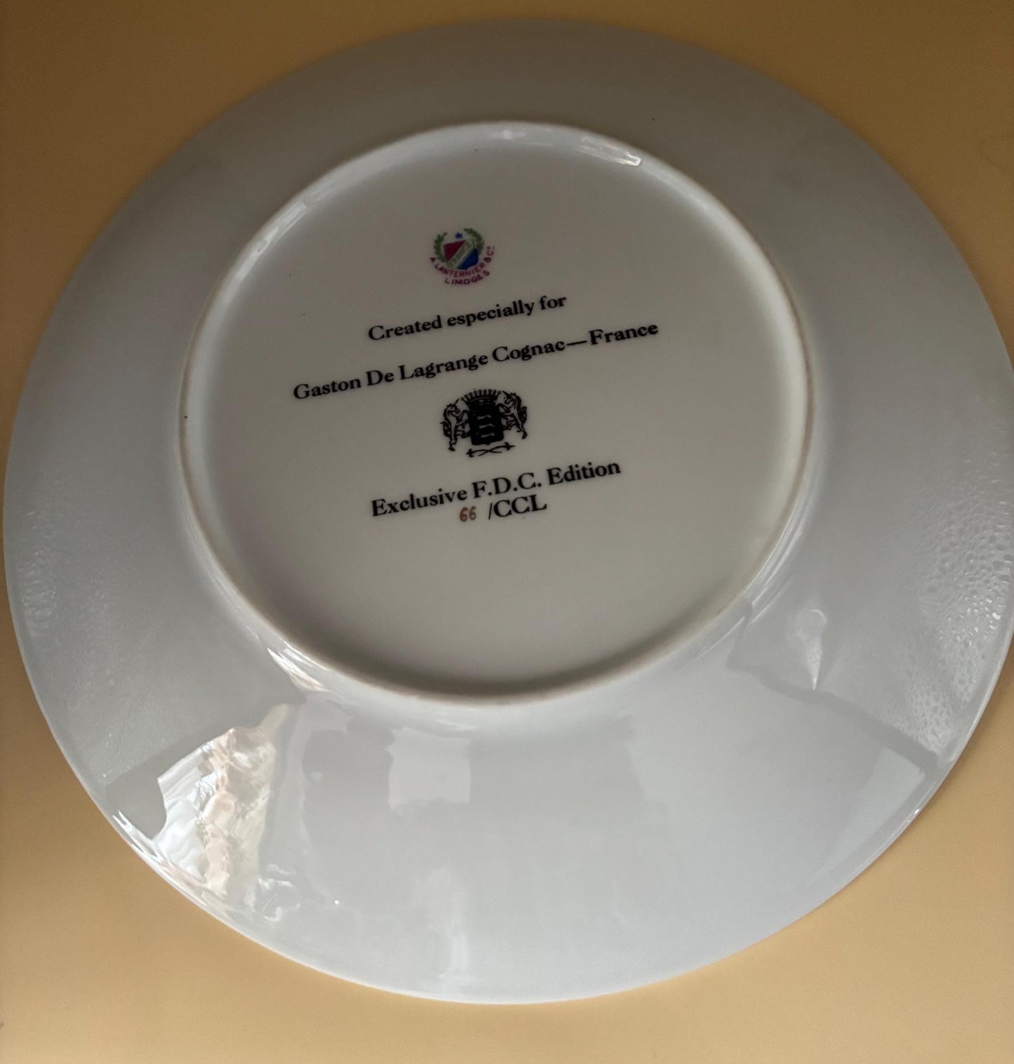 Vintage Lafayette Bicentennial Plate: La Grange France, Numbered Collectible