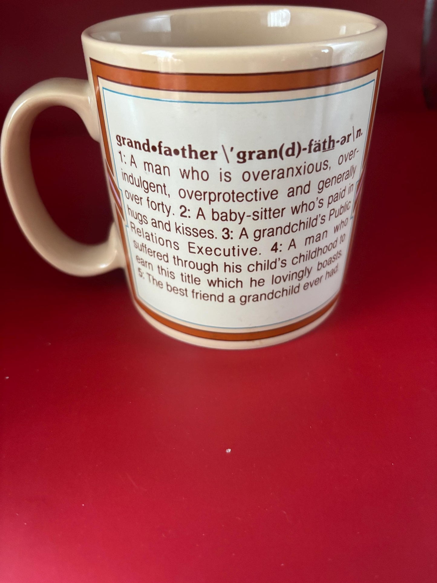 Grandpa Mug, Grandfather Cup, What is a Grandpa, Lover Antiques and Vintage