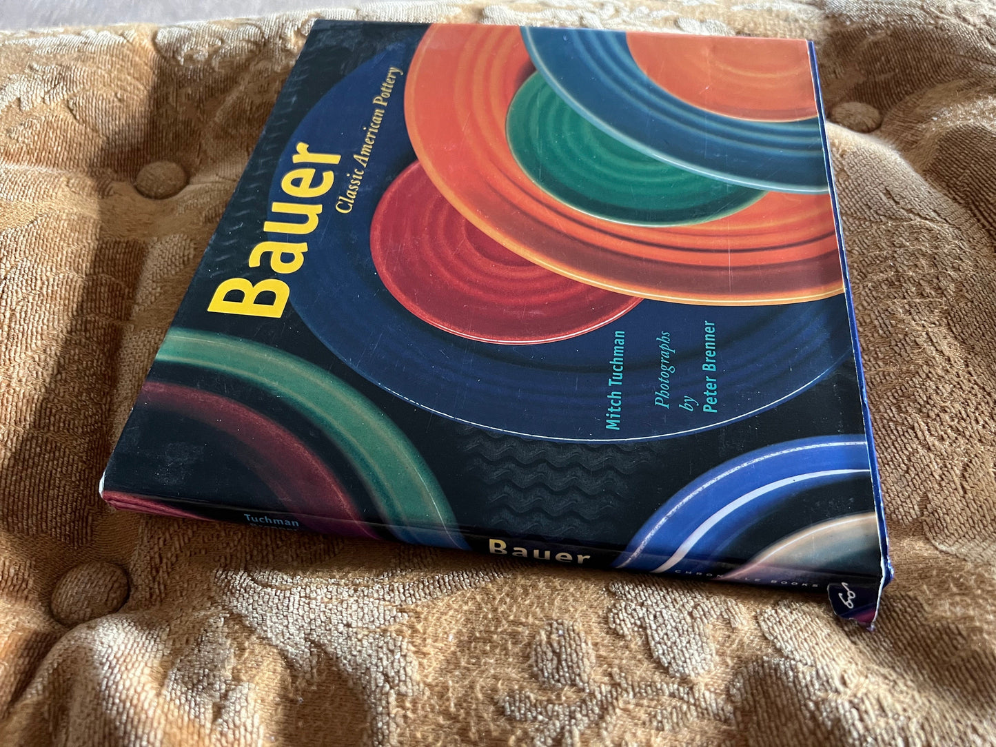 Bauer Classic American Pottery Book, Mitch Tuchman, Hardcover Book, Lover Antiques