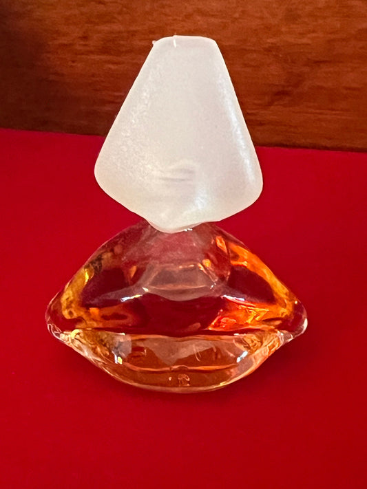 Vintage Salvador Dali Lips and Nose Women’s Perfume Pure Parfume Miniature Splash Bottle, 0.7 Fluid Ounces of Mini Perfume, Lover Antiques