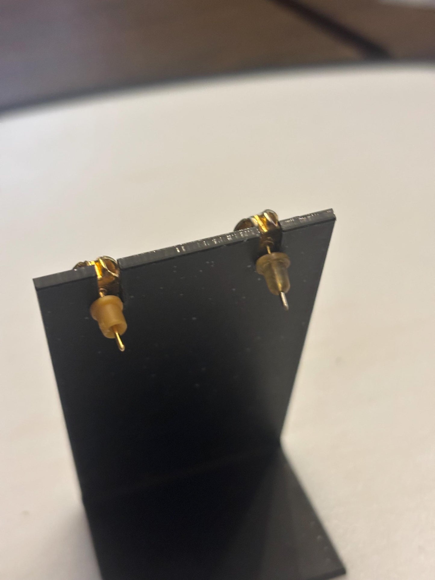 Gold Zipper Earrings, Lover Antiques and Vintage