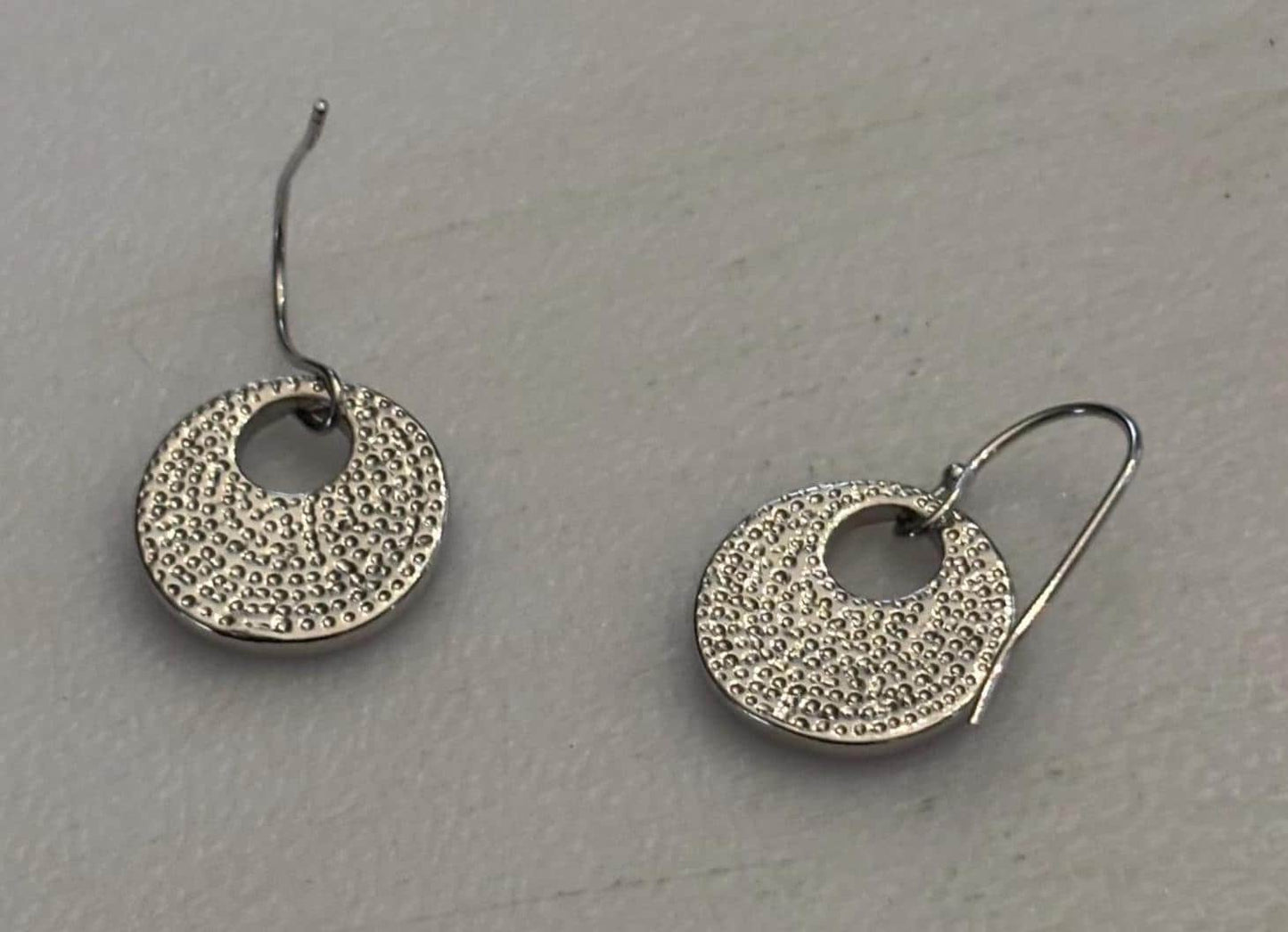 Vintage Blue Enamel & Sterling Silver Earrings Gift For Her by RLM Lover Antiques and Vintage
