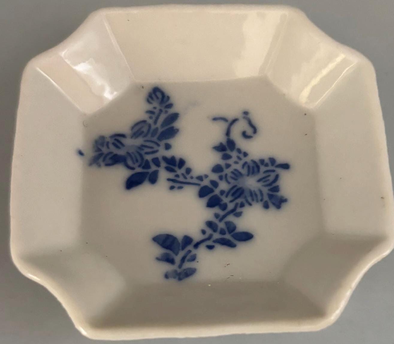Antique Royal Copenhagen Blue Flower Porcelain Butter Dish Serving Bowl Lover Antiques and Vintage
