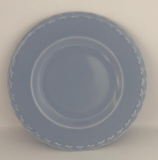 Vernon Kilns Native California Blue Bread Plate, Lover Antiques and Vintage