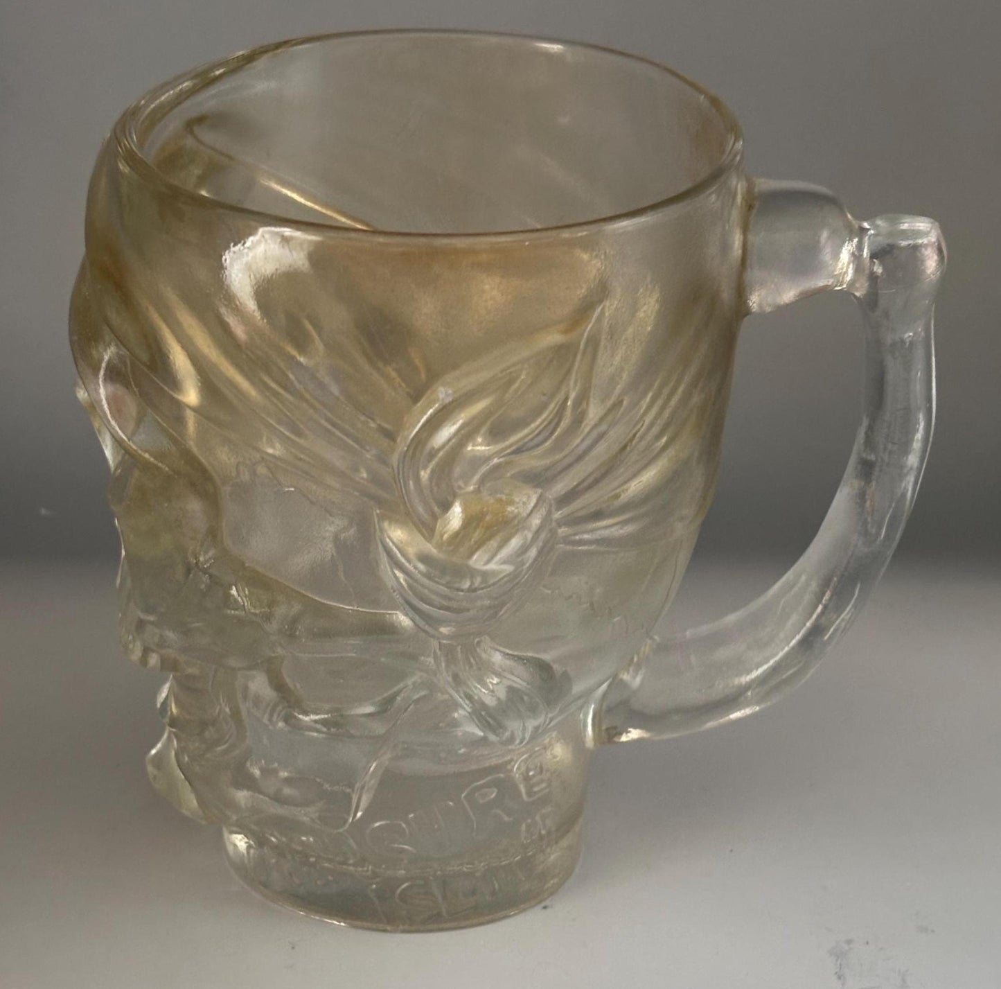Luminarc USA Glass Pirate Skull Mug, Treasure Island Casino in Las Vegas
