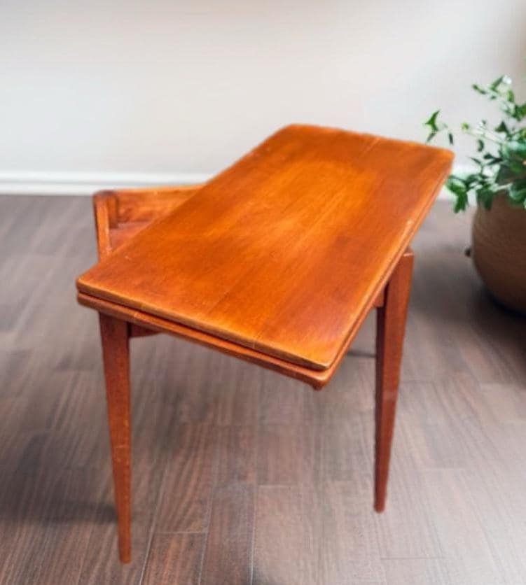 Cushman Colonial Creations Pivot Top Card Table No. 3-35 Game Table with Rotating Top Rustic Original Lover Antiques and Vintage