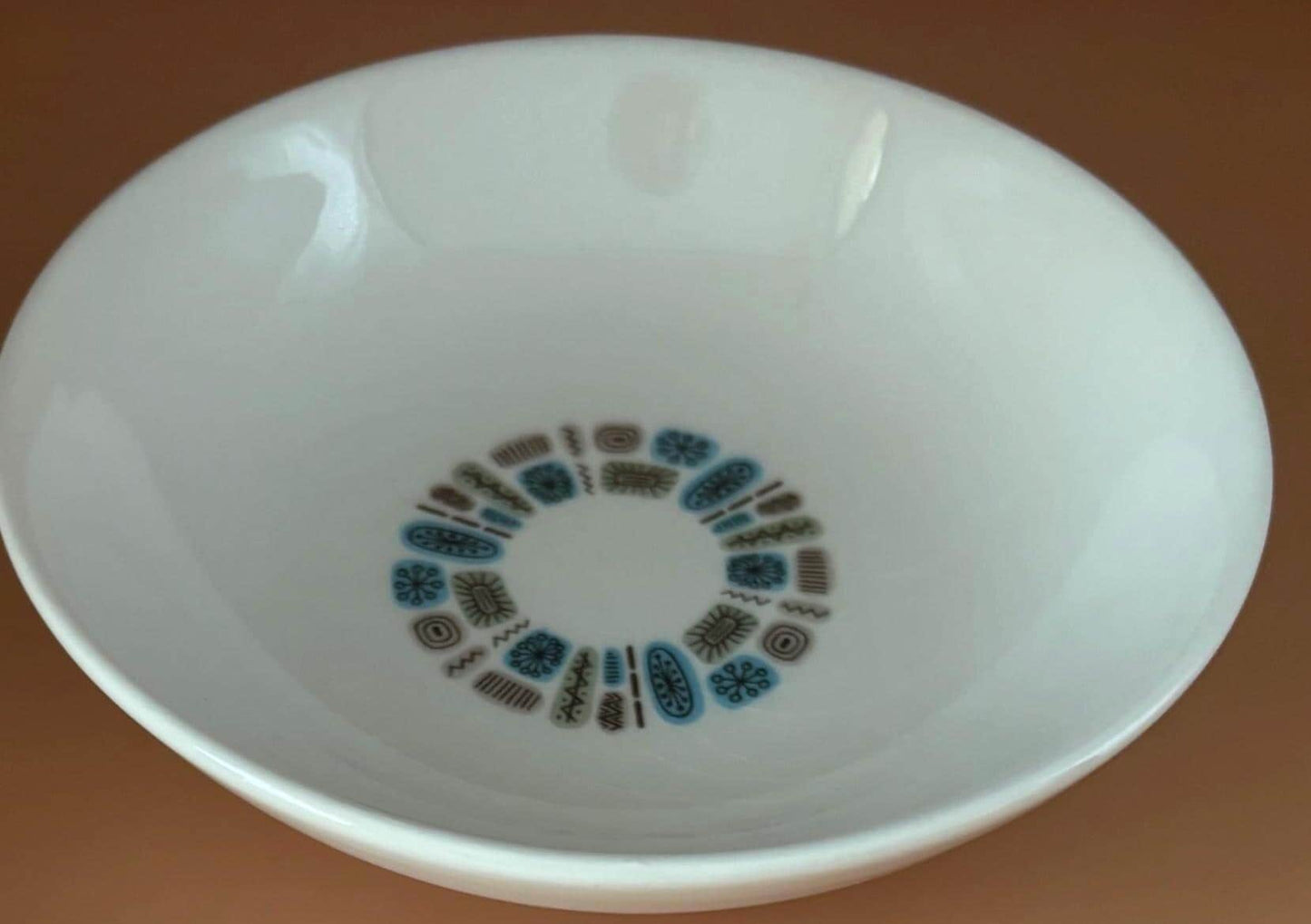 Vintage Canonsburg Pottery Dessert or Salad Bowl Temporama Design Lover Antiques and Vintage