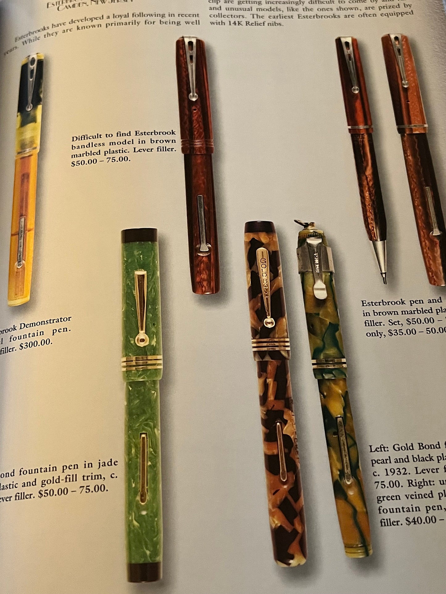 Vintage Fountain Pens Identification & Value Guide Book by Paul Erano