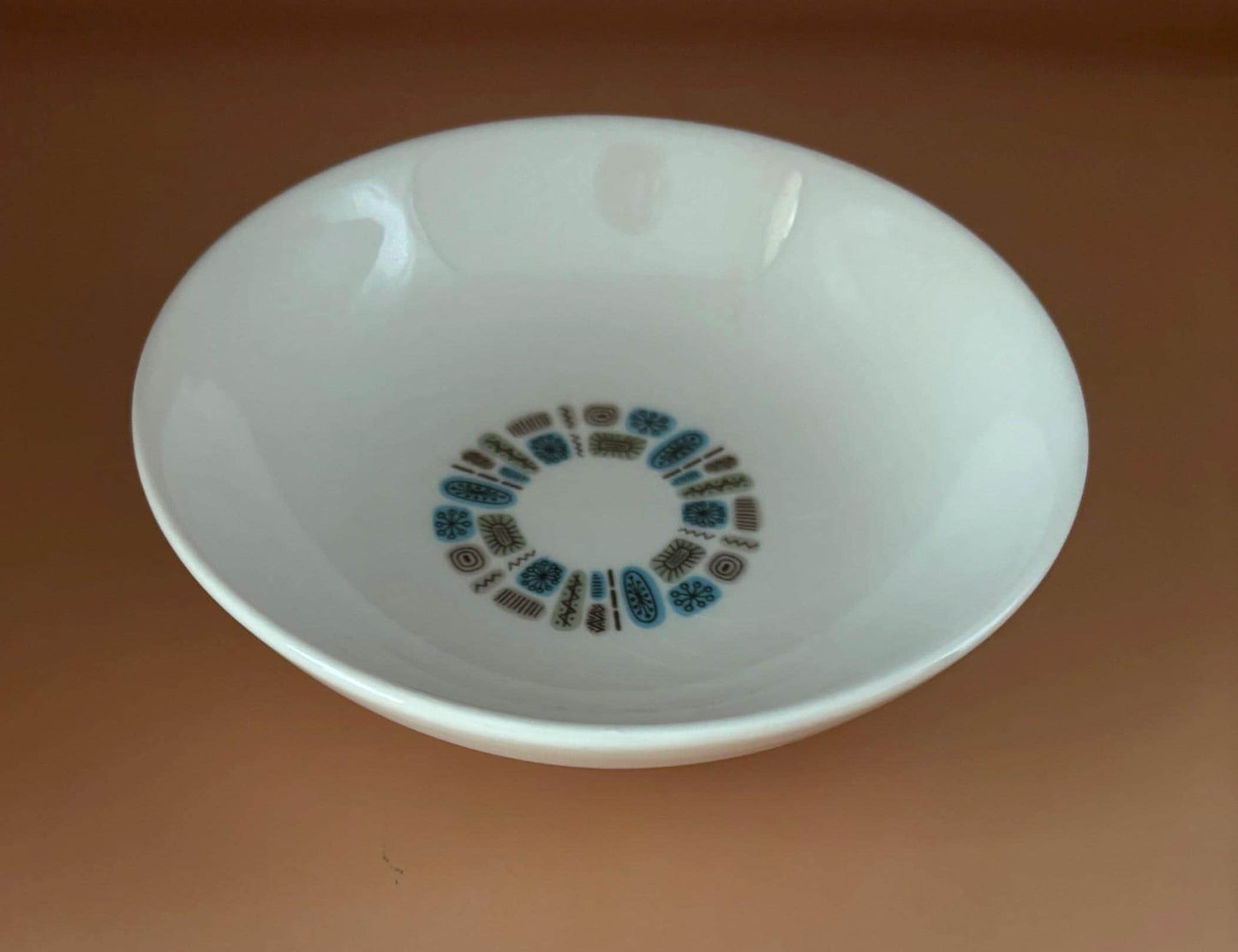 Vintage Canonsburg Pottery Dessert or Salad Bowl Temporama Design Lover Antiques and Vintage